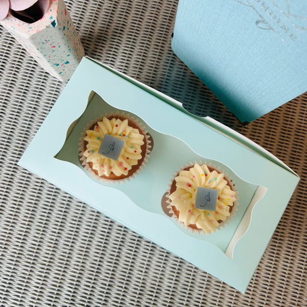 Box of 2 Vanilla Cupcakes