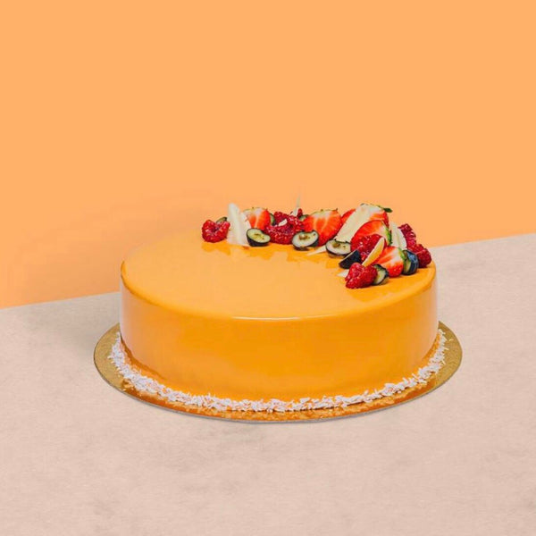 Large Mango and Coconut Entremet