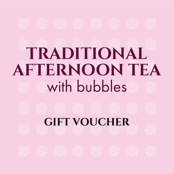 Afternoon Tea with Bubbles for one Gift Voucher